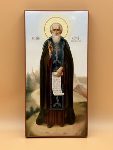 Икона «Сергий Радонежский Преподобный» Ковров